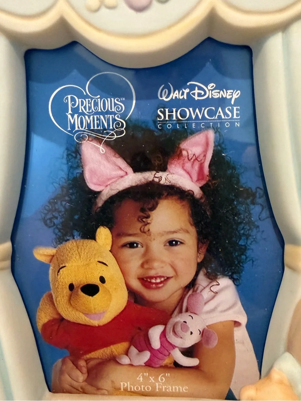 NIB Precious Moments Disney Showcase Collection Puppet Show Photo Frame Pooh 4x6